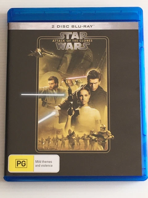 Star Wars - Episode II - Attack Of The Clones - Blu-ray (Ewan McGregor) 2 Discs