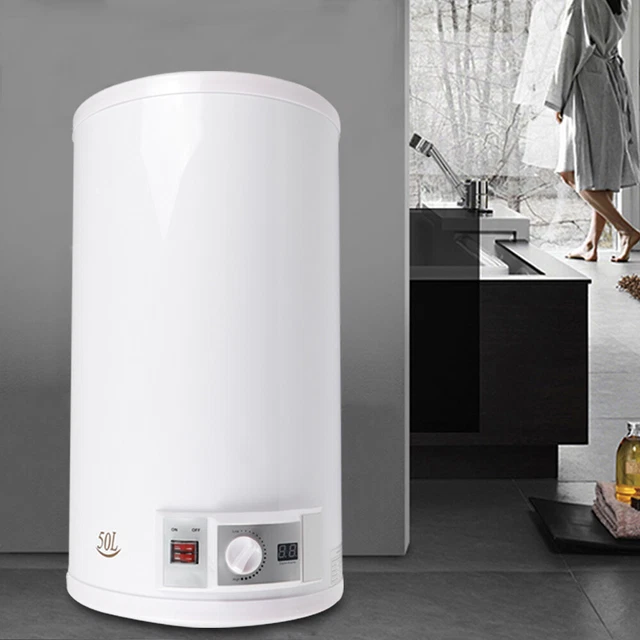 50L 2KW ELECTRIC Hot Water Heater Boiler Cylinder Storage Tank LED