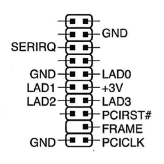 TPM2.0 20-PIN TPM Module LPC TPM 2.0 Trusted Platforms Authentic Y6A5 ...