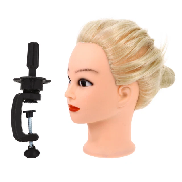 Cabezal de muñeco pelo artificial salón pelo de entrenamiento líquenes modelo