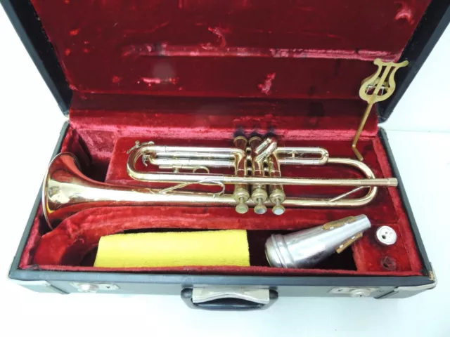 REYNOLDS Bb Trumpet 1974🎺 TU 58 Medalist w Hardshell Case & 7c MP Ser #293571