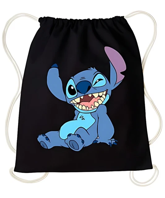 LILO STITCH & Pick Stitch Backpack Funny Comedians Cartoons Drawstring