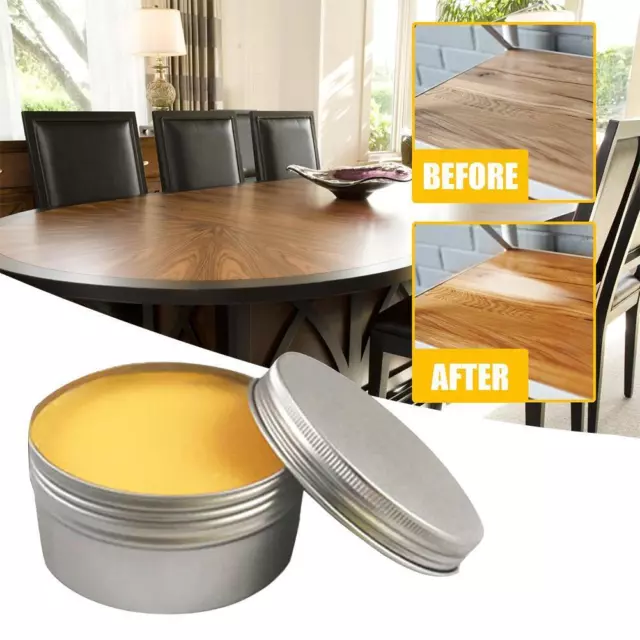 20g Pure Wax Paste For Wood Polishing Furniture Floor Finishing Lot N9