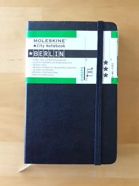 MOLESKINE City Notebook BERLIN * U-Bahn-Netz, Stadtpläne, u.a.