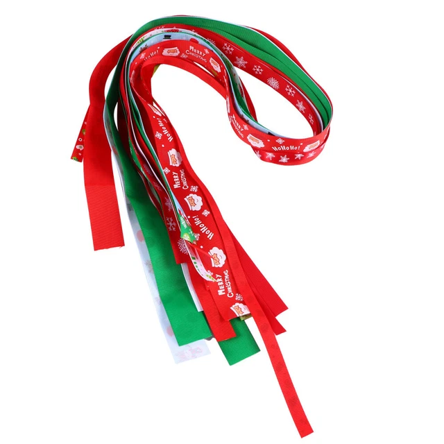12 Pcs christmas tree bows Weihnachtsdekorband Weihnachtsschneeflocke Geschenkba