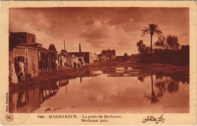 CPA AK MARRAKECH The Porte du Mechouar Flanders (37936)