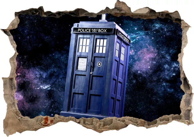 Doctor Who Tardis Police Box 3d Mural Wall View Sticker Poster Decal z772