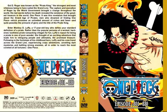 One Piece Episode 1028-1051 Box 34 DVD [English Sub] [Fast Ship