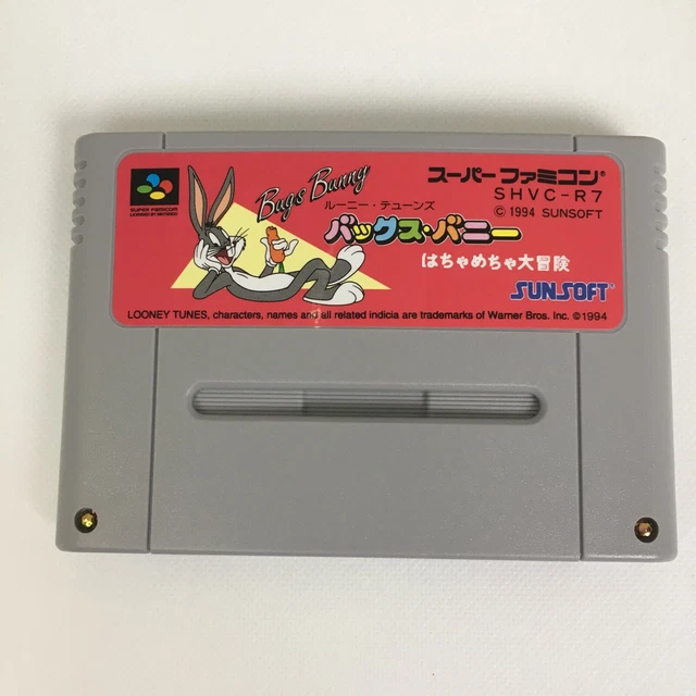 BUGS BUNNY HACHAMECHA daibouken [Super Famicom Japanese version] EUR 38 ...