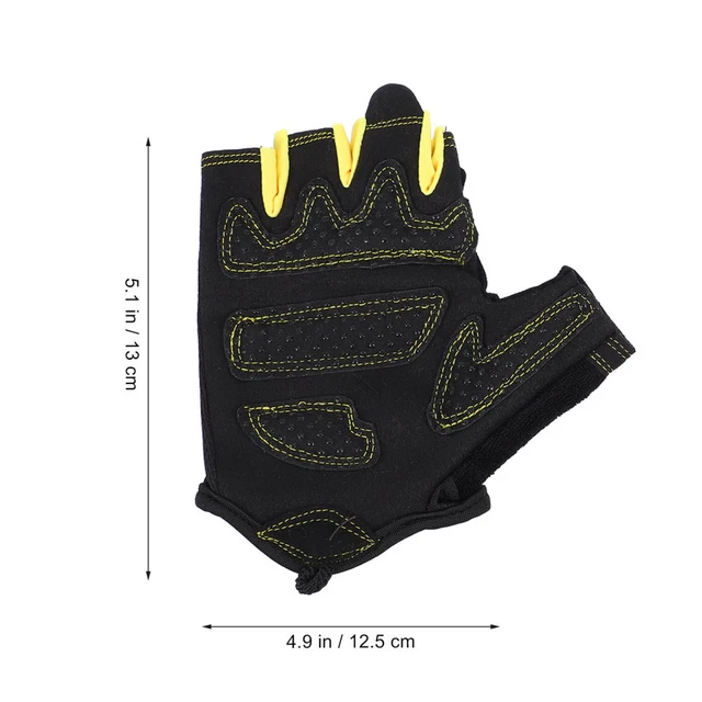 2 Pairs Cycling Half Finger Gloves Cross- Training Mitten Man 3