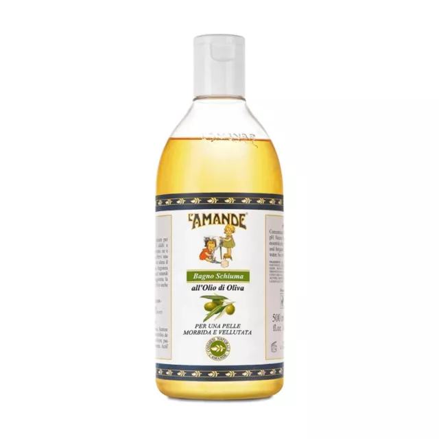 L'Amande Bagno Schiuma all'Olio di Oliva, 500ml