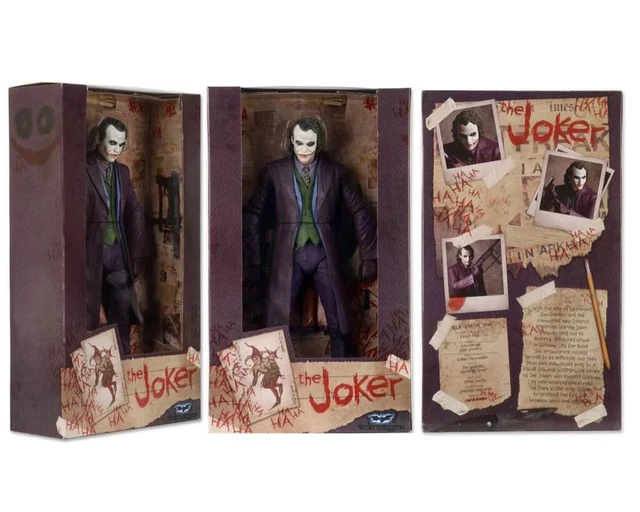 NECA The Dark Knight Joker 1/4 Scale 18 Inch Heath Ledger Batman Figure