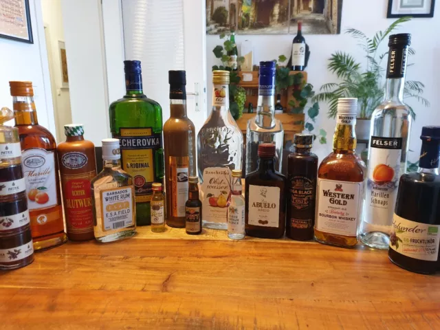 Whiskey, Wodka,  Rum, Likör - Barauflösung