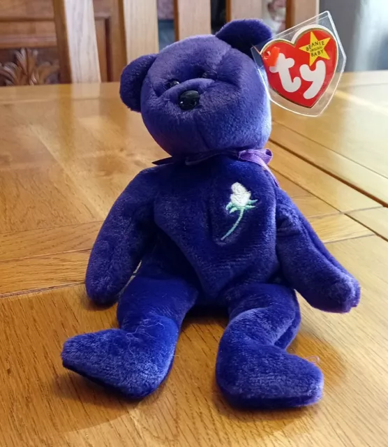 Ty Beanie Baby Princess "Princess Diana" Purple