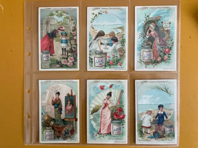 trade cards Liebig puzzles (hidden objects ) X 1891 full set S310