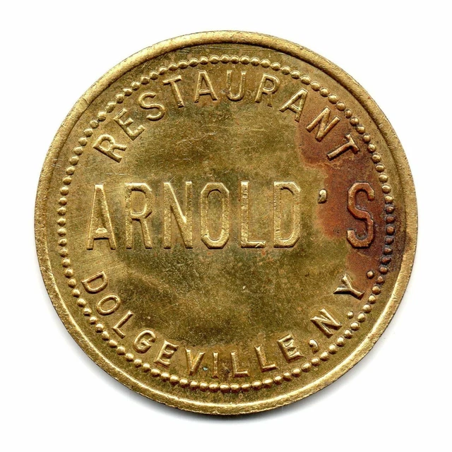 ARNOLD'S • RESTAURANT • 25c IN TRADE • DOLGEVILLE, NEW YORK • TC-98081