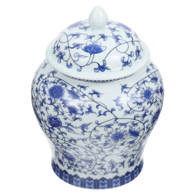 Thé Boîte À En Porcelaine Bleue Et Blanche Caisse De Rangement Style Chinois