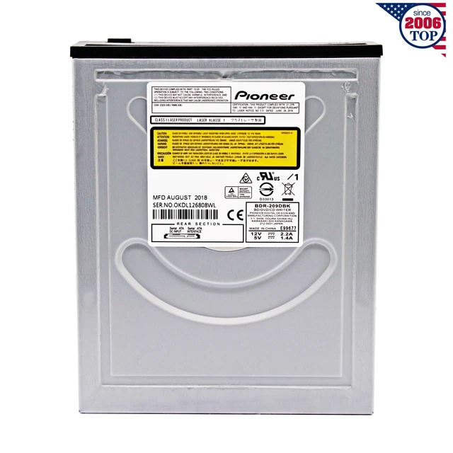 PIONEER 16X INTERNAL Blu Ray combo DVD/CD/BD Burner Writer Drive BDR ...