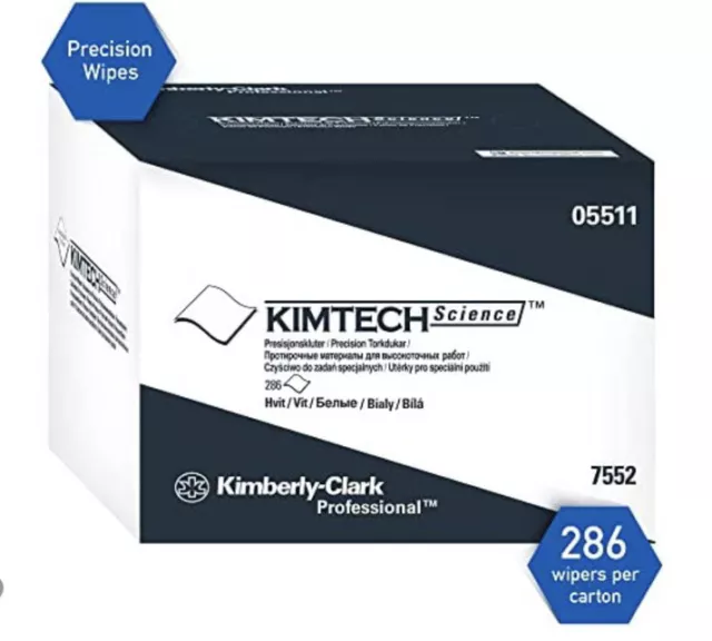 Kimtech Science - Precision Wipes - Kimberly Clark Professional - Unopened (286)