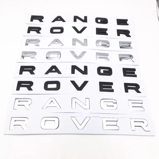 1PCS LAND Range Rover SUV Evoque Capot Porte arrière Emblèmes et ornements 3D