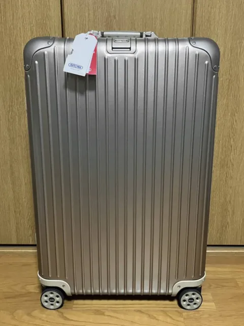 Rimowa Topaz Topas 78L TITANIUM E-tag 4-wheels Carry Case Suitcase