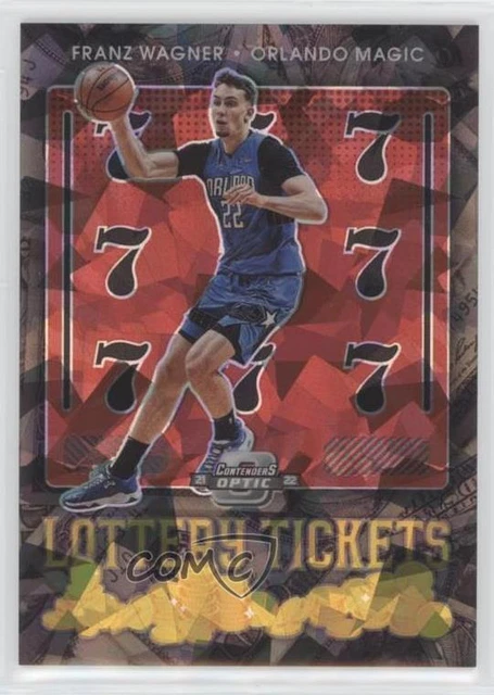 2021-22 Panini Contenders Optic Red Cracked Ice Prizm Franz Wagner #8 Rookie RC