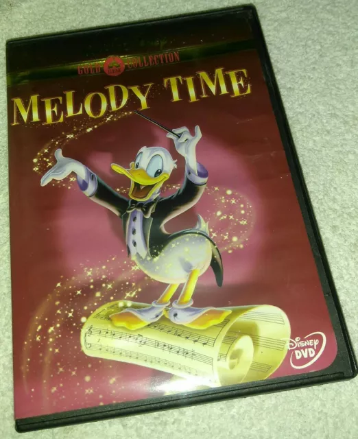 MELODY TIME DVD  Disney Gold Classic Collection Donald Duck RARE