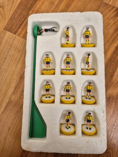 Équipe Subbuteo Lightweight Vintage - Manchester United 2ème Noir - Réf 771