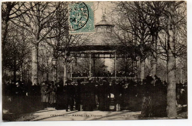 CHALONS SUR MARNE - Marne - CPA 51 - Le Kiosque Day de Musique