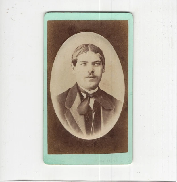 W. Lobenhofer CDV Foto Herrenportrait - Wien 1870er