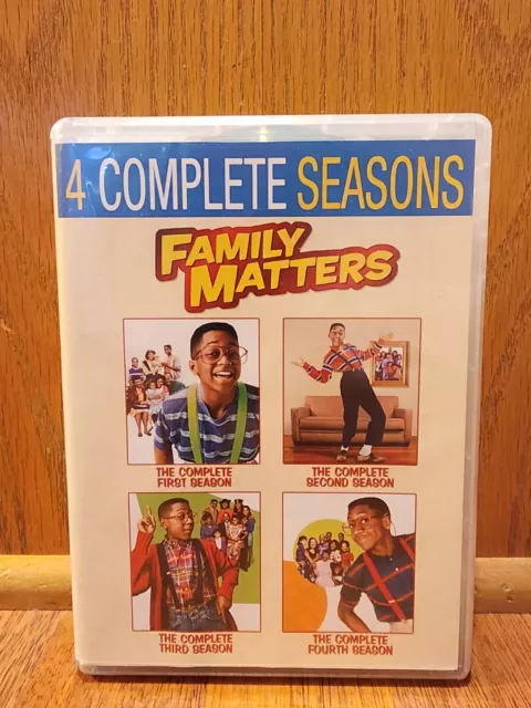 Family Matters: Season 1-4 (DVD) 4 Complete Seasons Set Steve Urkel Carl Winslow