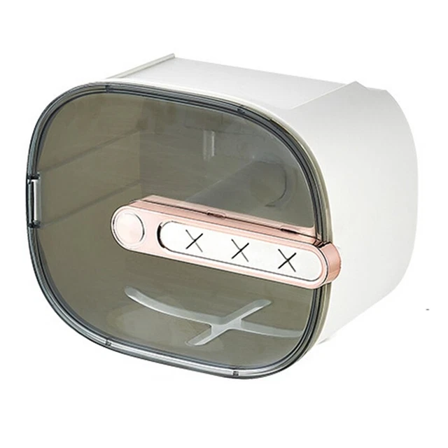 Boîte à Mouchoirs Murale Support Solide Distributeur De Mouchoirs Avec Fen Tre De Visualisation Transparente Pour Maison Salle De Bain Bleu