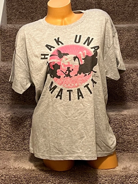 Women's Hakuna Matata Graphic Tunic Top - Long Sleeve, Soft Cotton Blend, With Pockets - View #14