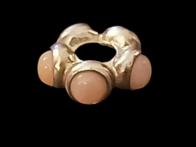 Pandora Retired Pink Opal Cabochon Bead 790538POP Bracelet Charm Only S925 Ale