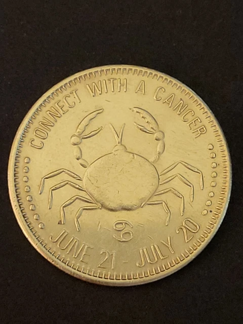 Vintage Zodiac Sign Cancer Sex Adult Novelty Token Coin