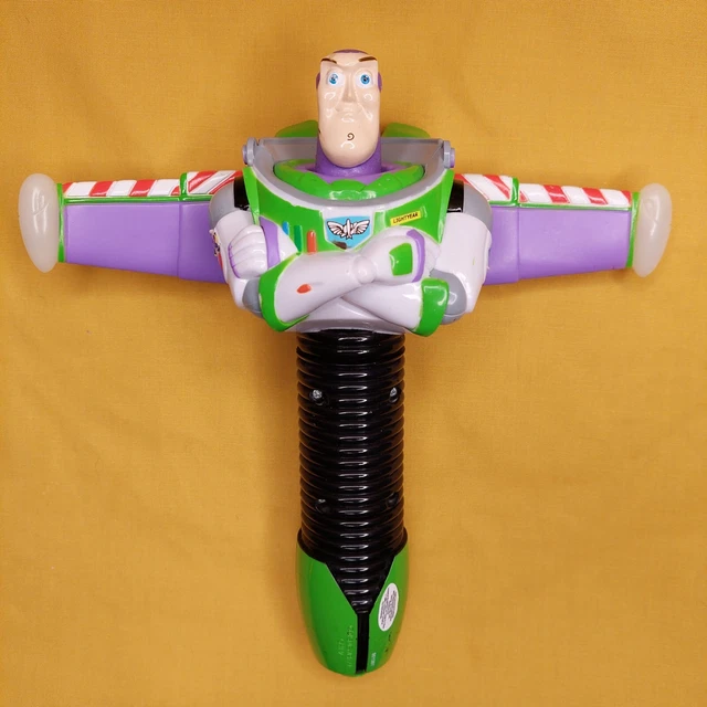 BUZZ LIGHTYEAR WALT Disney Pixar Spinning Light Up Toy Rare Collectable