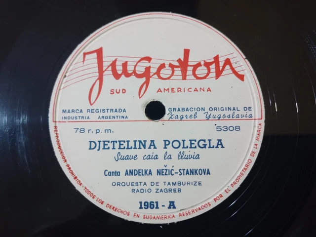 Andelka Nezic-Stankova- Djetelina Polegla/ Bosansko Kolo- Jugoton N° 1961 Zagreb