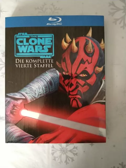 Star Wars: The Clone Wars - Die komplette Staffel 4, Blu-Ray, Zustand: Sehr Gut!