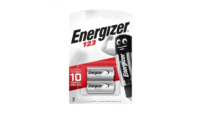 10 packs of 2x Energizer CR123 CR123A 123 3v Lithium Photo Battery