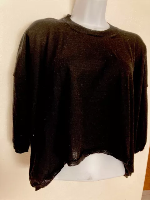 Comme des Garcons Wool Nit Black Sweater Women’s Size XS