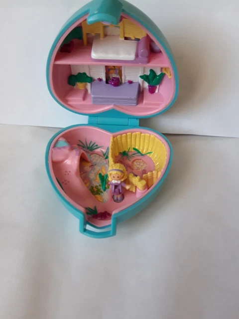Polly Pocket Bluebird - Médaillon Cœur Pretty Picture Locket - 1991 - Occasion