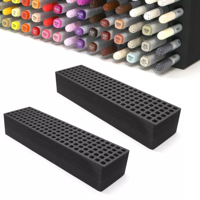 Lbxgap Art Marker Pen Organizer Case 120 Slots Large Capacity with Handy  Wrap Po
