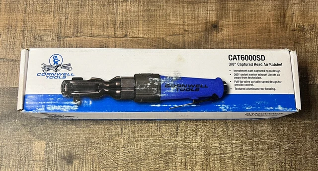 New Cornwell Tools Cat6000Sd 3/8" Dr Air Ratchet