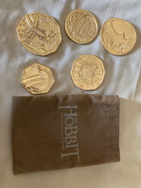 The Hobbit Desolation of Smaug collectible coins, Smaug’s Treasure