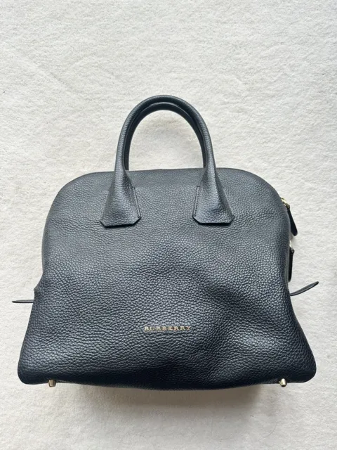 Burberry Women's 'Orchard' Black Large Grained Leather Tote Bag