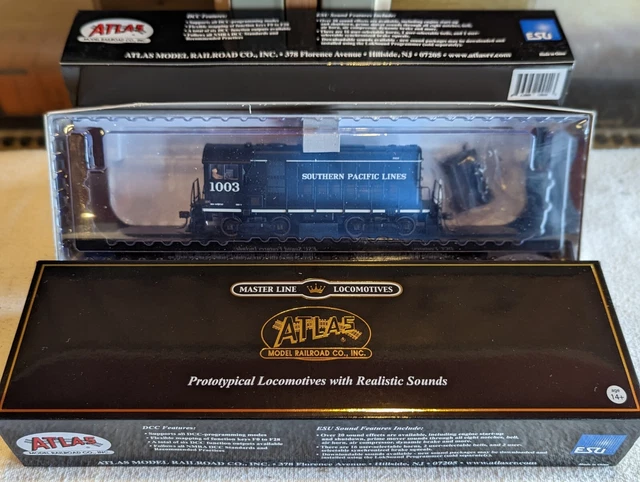 Ho Atlas Southern Pacific Lines Hh600/660 Locomotive Dcc/Sound Brand New In Box