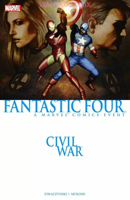 Fantastic Four Civil War (NM)`11 Straczynski/ McDuffie/ McKone  (2nd Print/ TPK)