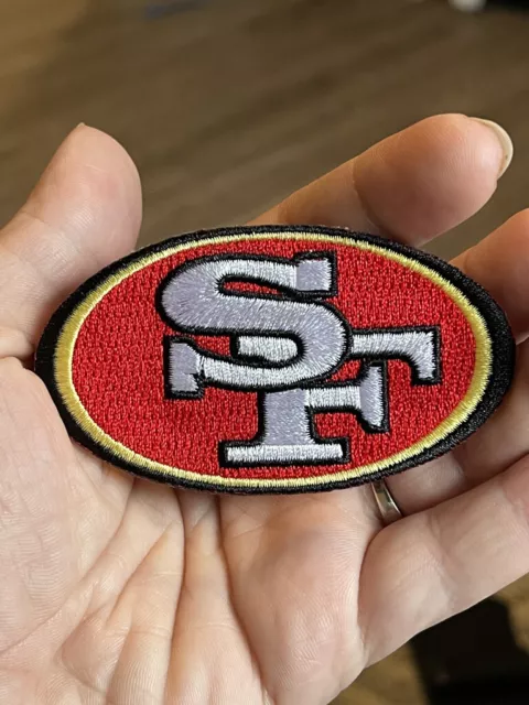 San Francisco 49ers NFL Logo Super Bowl NFL Football Embroidered Iron On  Patch