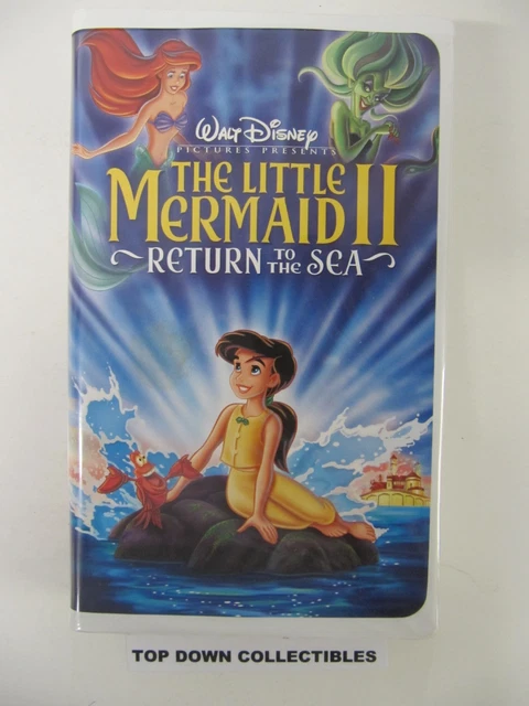 DISNEY'S THE LITTLE Mermaid II Return To The Sea Clam Shell VHS Movie £ ...