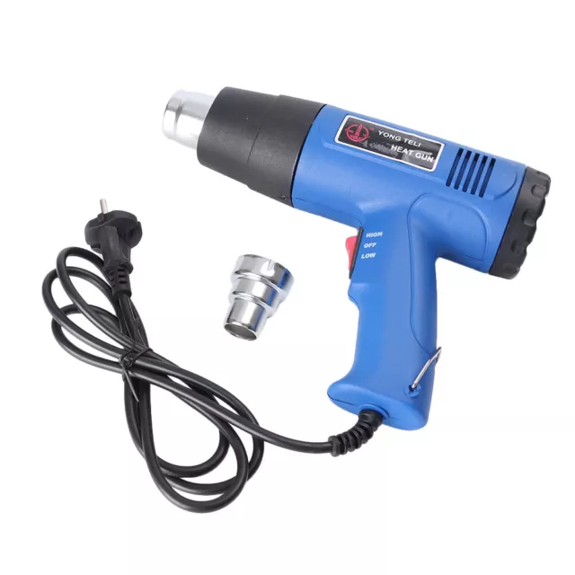 Hot Air Heat Gun Blower 1500W 400°C Paint Drying Striping Tool & 2 Nozzles @ po